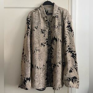 Rare Toteme Crysanthemum shirt